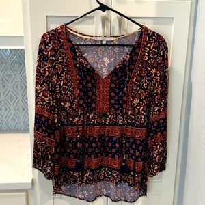 Daniel rainn size medium 3/4 length sleeve blouse